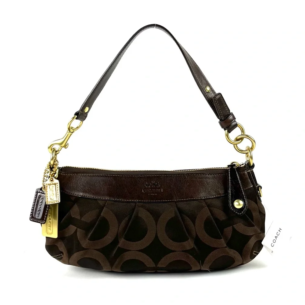バッグ Coach One Sholder Signature archive 00s Coach | Bags | Coach Madison Op Art Brown 295 Small Hobo Handbag